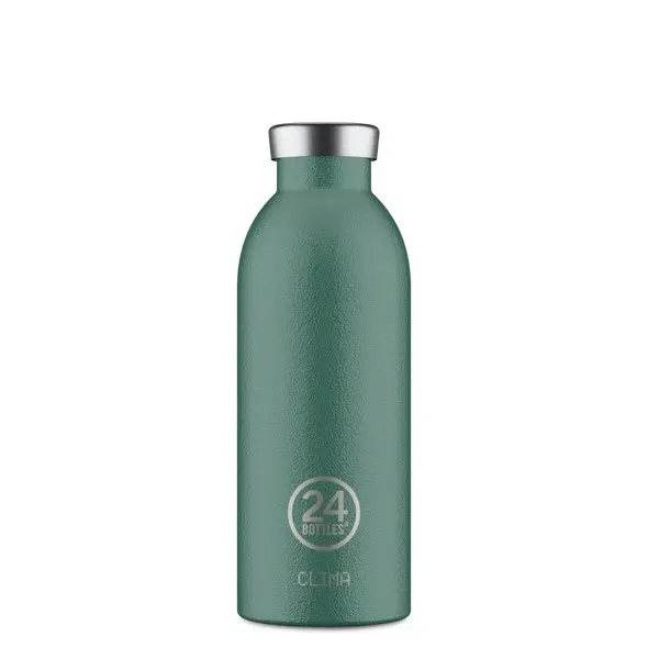 24 Bottles Clima Bottle 500ml Rustic Moss Green