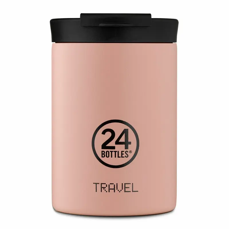 24 Bottles Travel Mug 350ml Dusty Pink