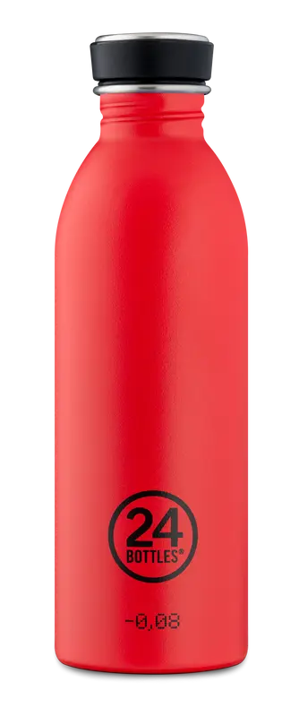 24 Bottles Urban Bottle 500ml Stone Hot Red