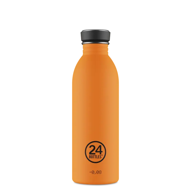 24 Bottles Urban Bottle 500ml Stone Total Orange