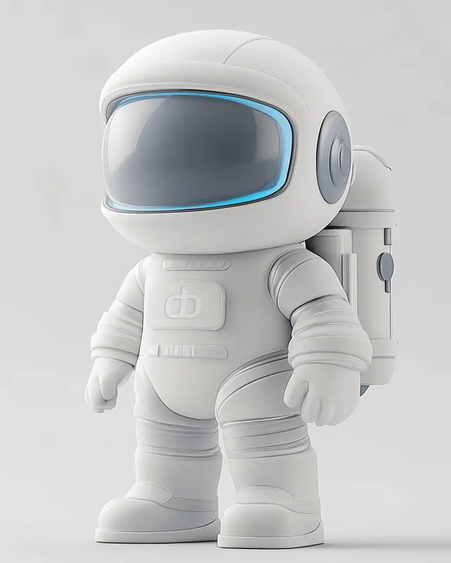 3D-geprinte Astronaut Decoratie