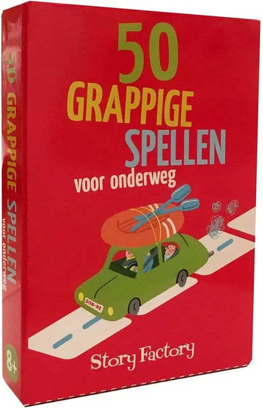 50 grappige spelletjes voor onderweg 8+