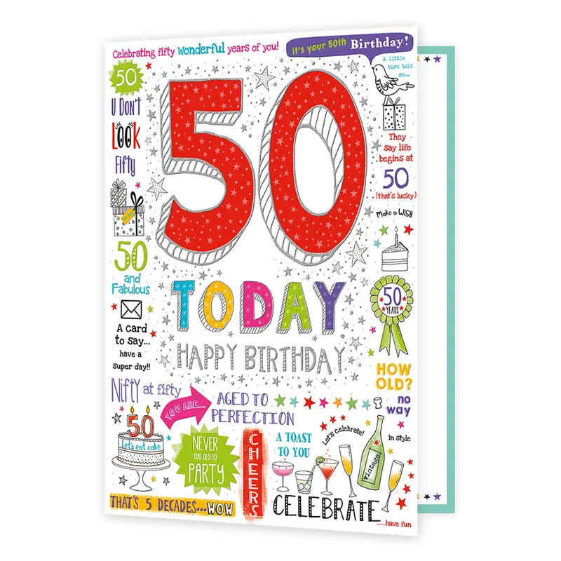 50 today happy birthday