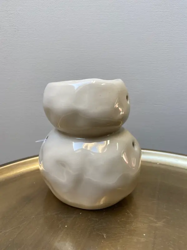 Aardewerk geurbrander Stone beige