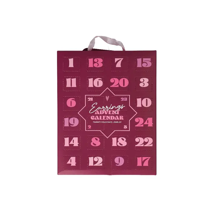Advent kalender oorbellen