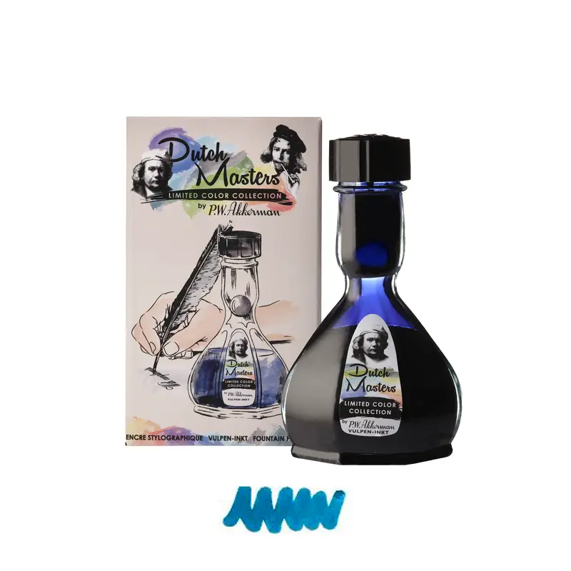 Akkerman Dutch Masters vulpeninkt 120ml - 1. Blauw van Vermeer