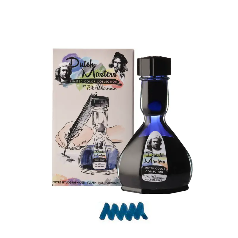 Akkerman Dutch Masters vulpeninkt 120ml - 11. Vermeer's kobaltblauw