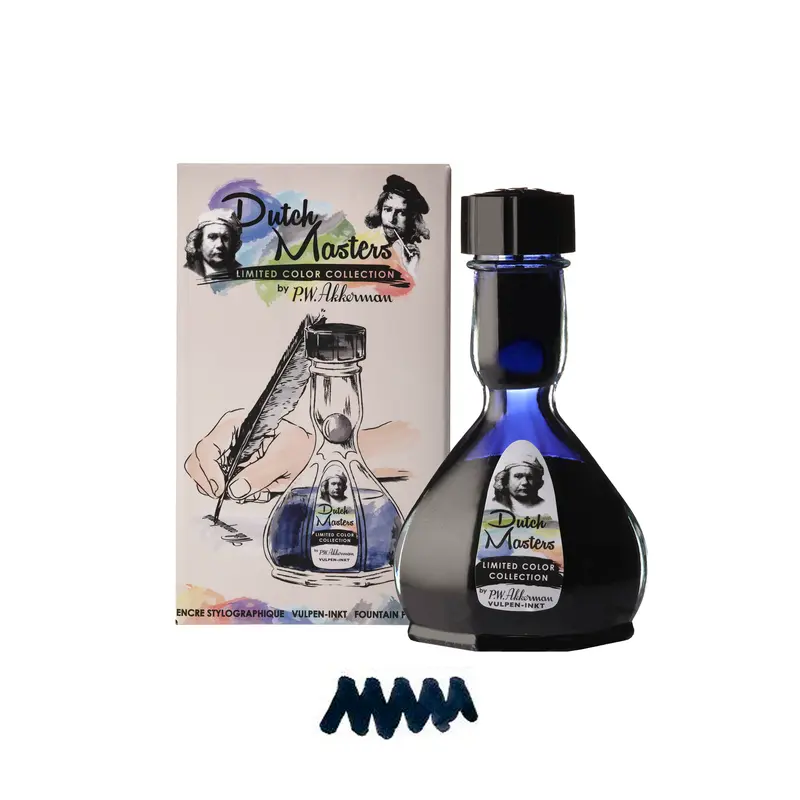 Akkerman Dutch Masters vulpeninkt 120ml - 8. Ruysdaels stormachtig blauw