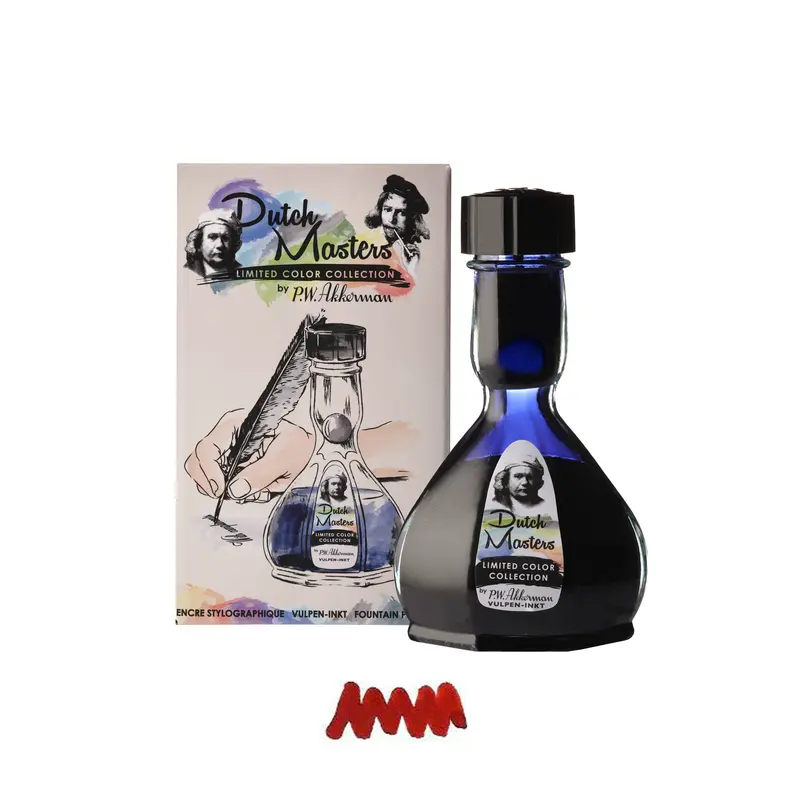 Akkerman Dutch Masters vulpeninkt 120ml - 9. Steenrood van Vermeer