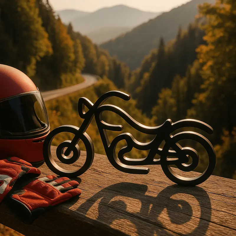 Allroad motor decoratie – cadeau voor motorliefhebber
