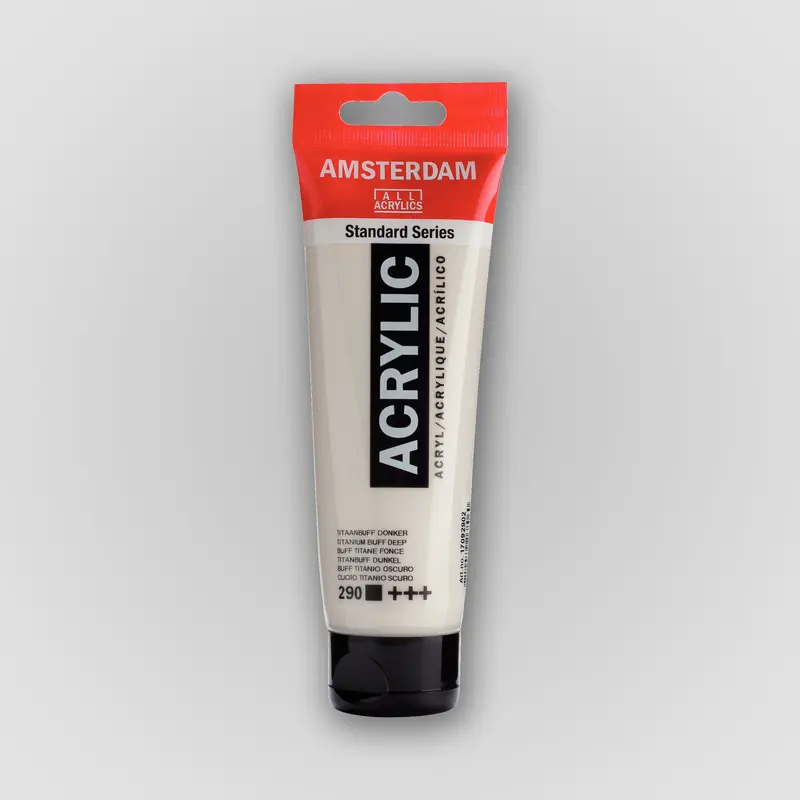Amsterdam Acrylverf 290 Titaanbuff Donker 120ml