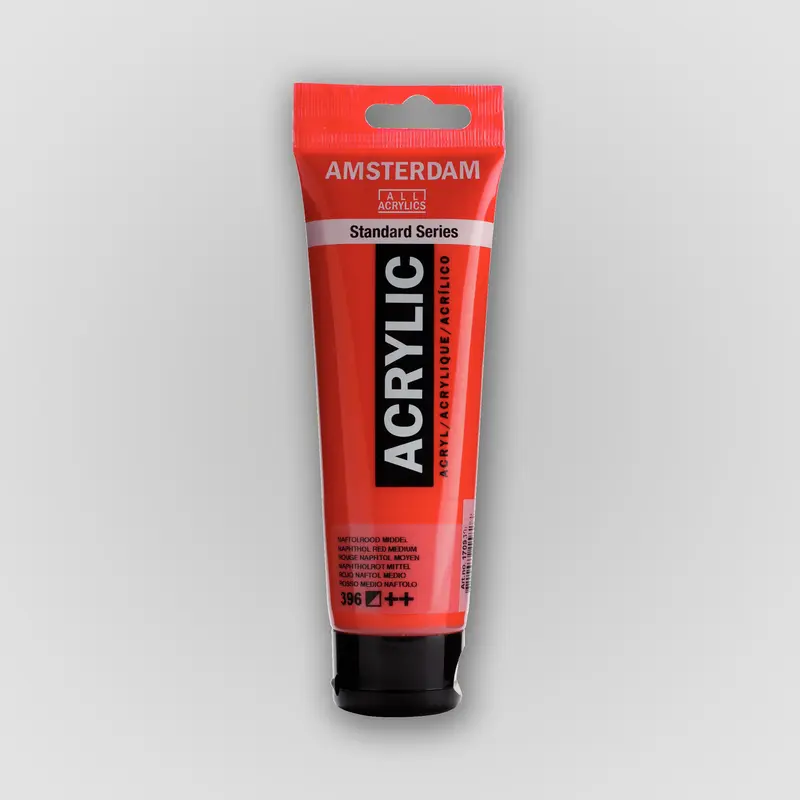 Amsterdam Acrylverf 396 Naftolrood Middel 120ml