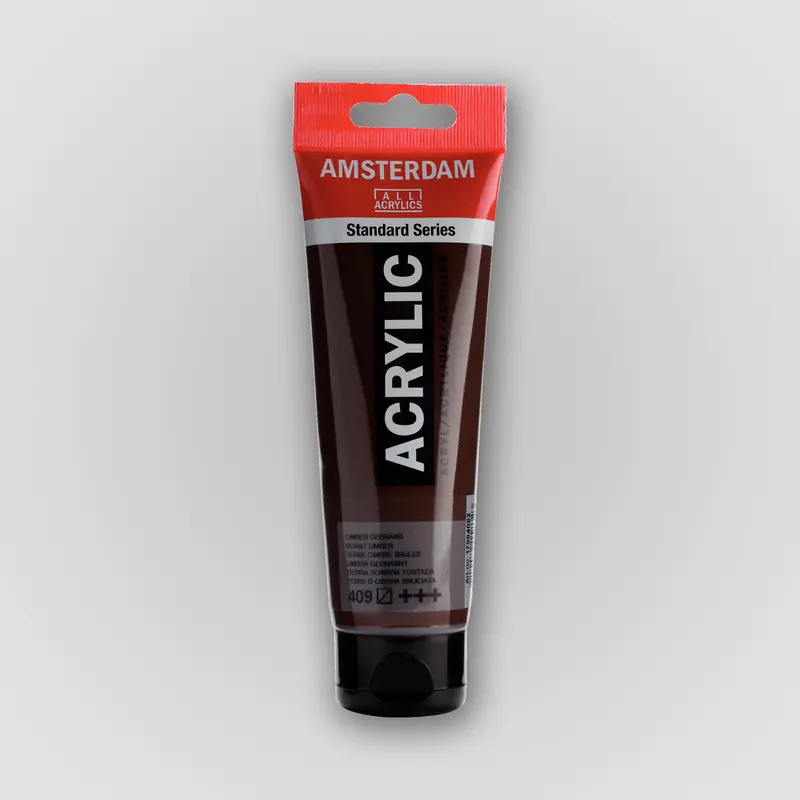 Amsterdam Acrylverf 409 Omber Gebrand 120ml