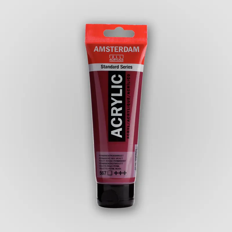 Amsterdam Acrylverf 567 Permanent Rood Violet 120ml