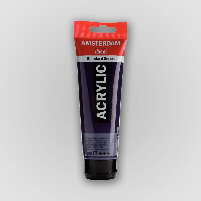 Amsterdam Acrylverf 568 Permanent Blauw Violet 120ml