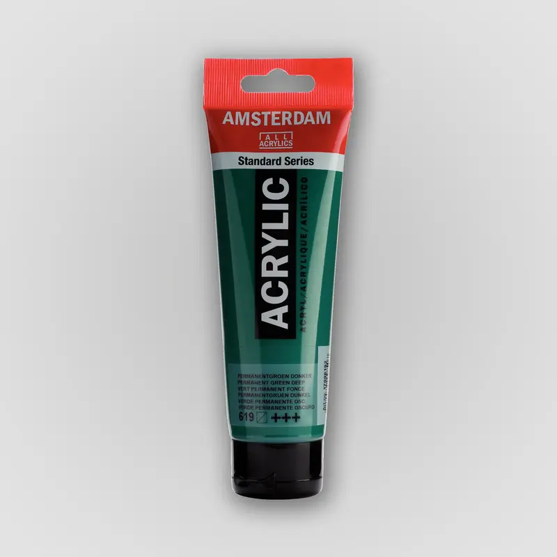 Amsterdam Acrylverf 619 Permanent Groen Donker 120ml