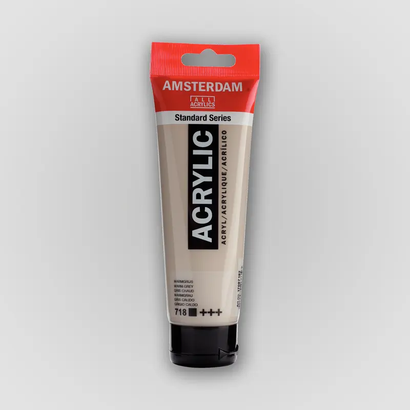 Amsterdam Acrylverf 718 Warmgrijs 120ml