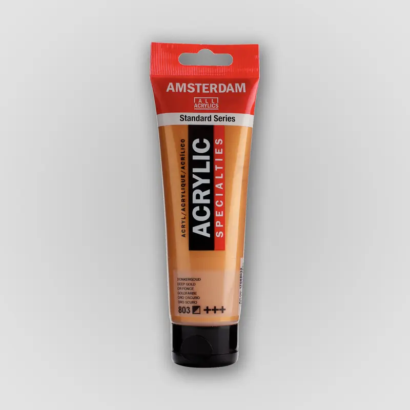 Amsterdam Acrylverf 803 Donkergoud 120ml