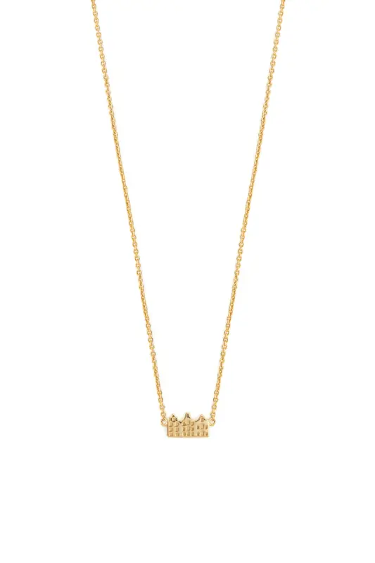 Amsterdam Canal Necklace Gold Plated