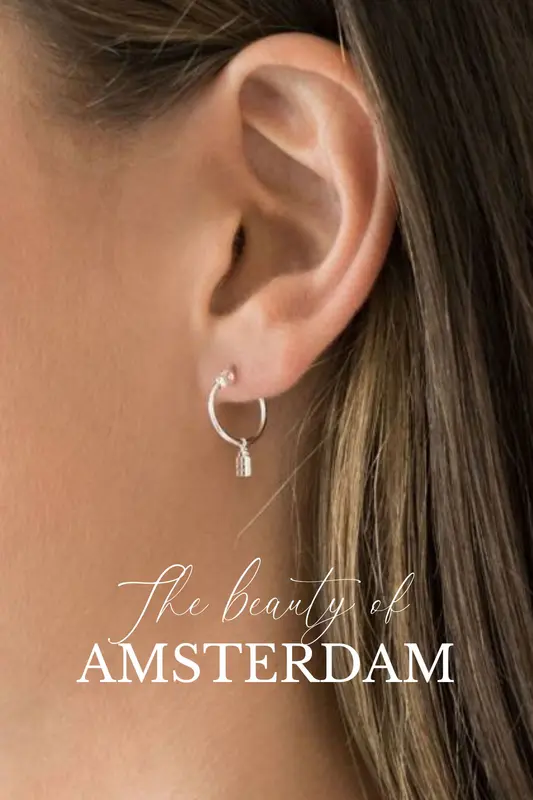 Amsterdam Jordaan Hoops Silver