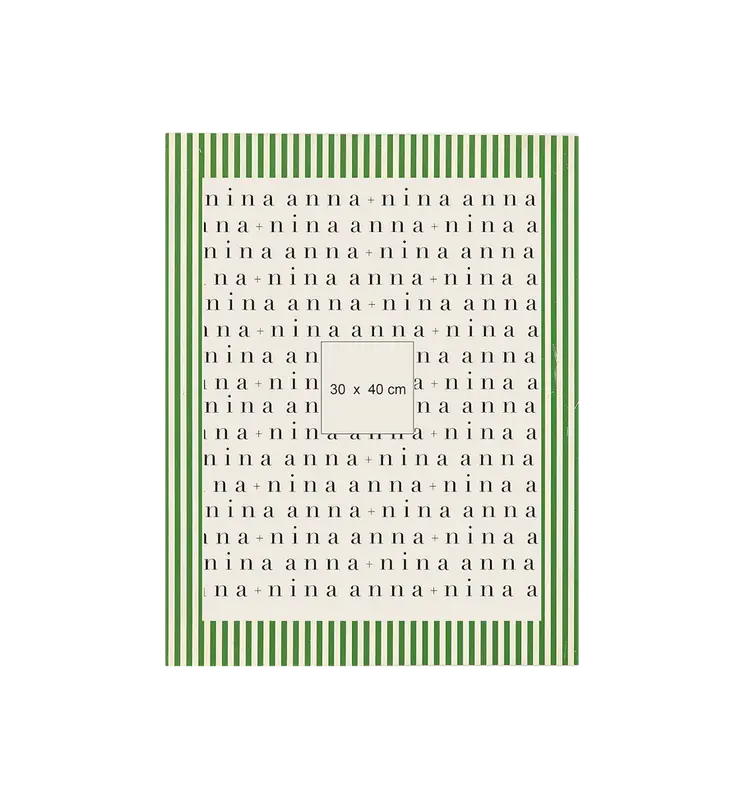Anna Nina Fern Striped Frame