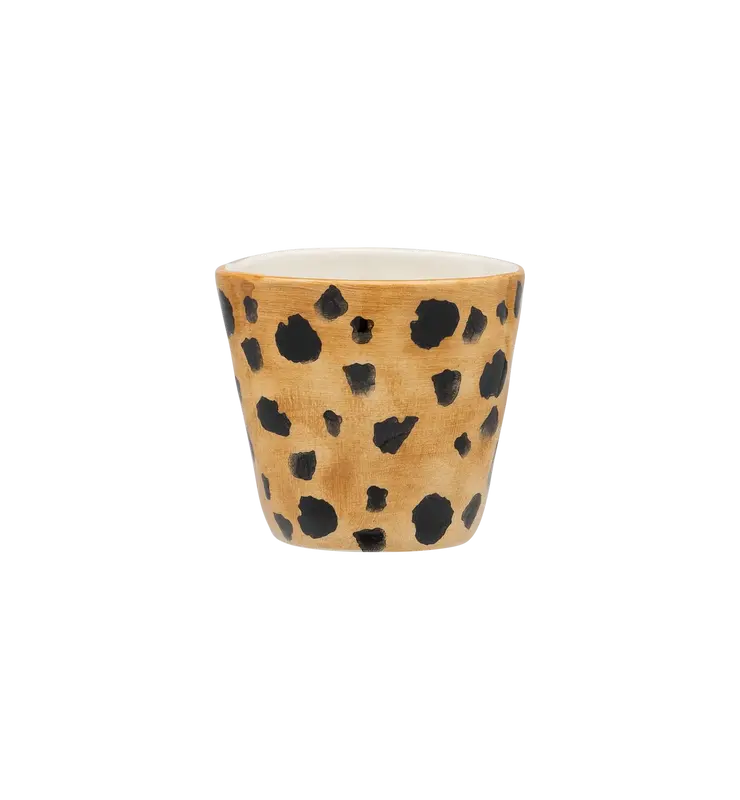 Anna + Nina Leopard Espresso cup