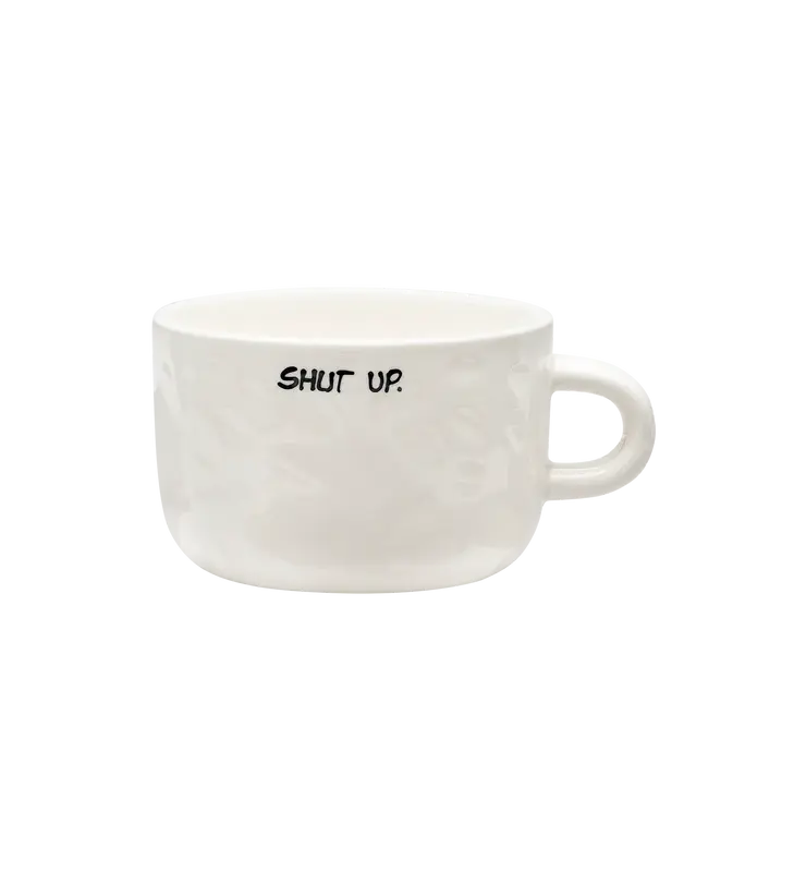 Anna + Nina - Shut Up cappuccino mug