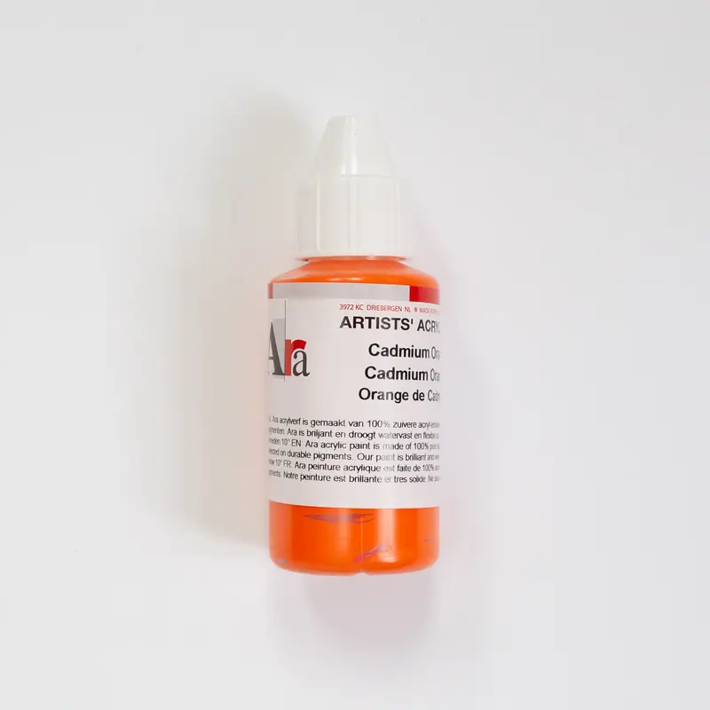 Ara Acrylic 100ml 017 Cadmium Orange D