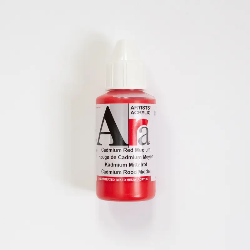 Ara Acrylic 100ml 154 Cadmium Red Medium (Vermilion) E