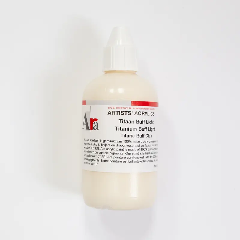 Ara Acrylic 250ml 100 Titanium Buff Light A