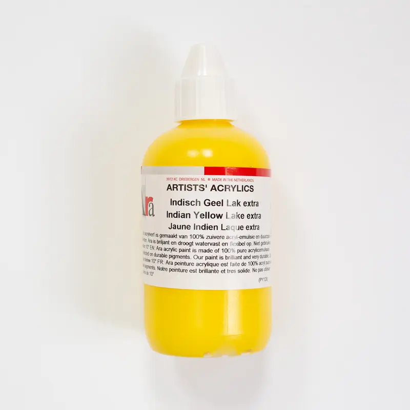 Ara Acrylic 250ml 125 Indian Yellow Lake Extra C