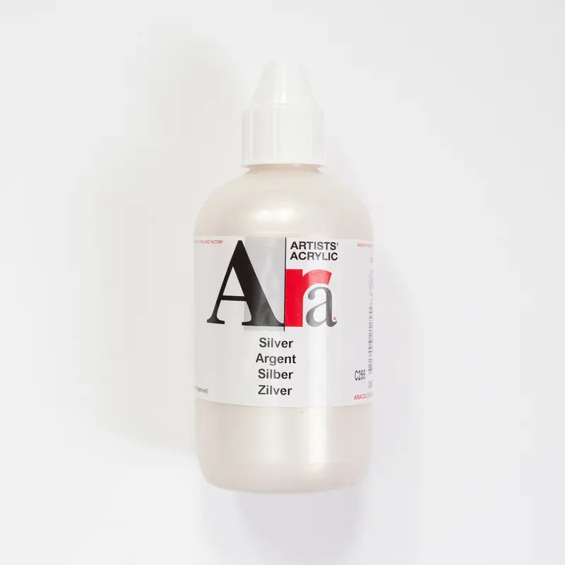 Ara Acrylic 250ml 255 Silver C