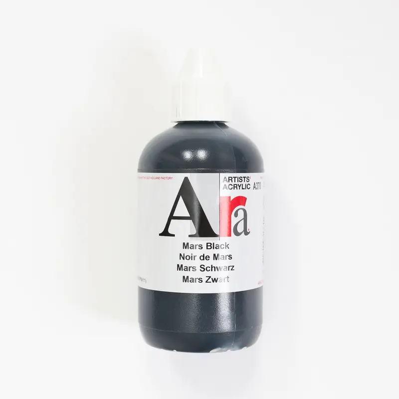 Ara Acrylic 250ml 370 Mars Black A