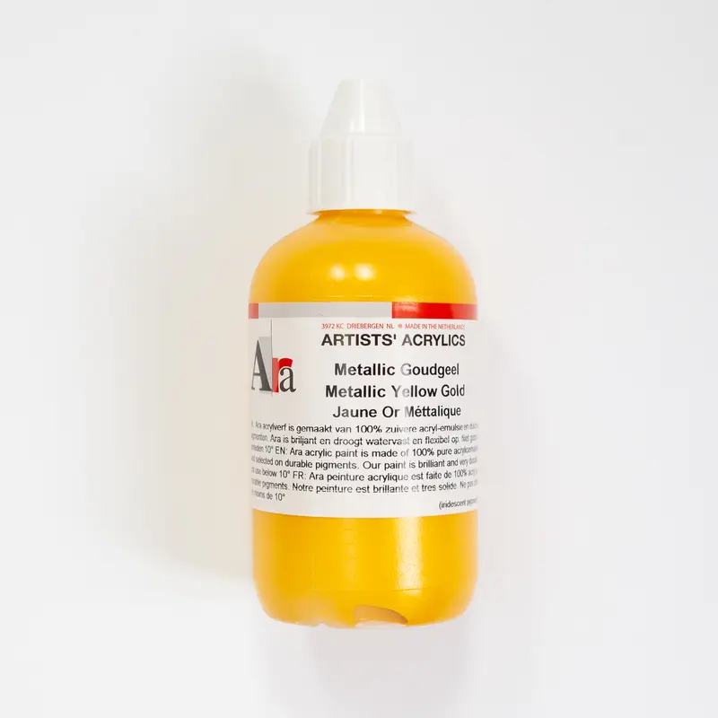 Ara Acrylic 250ml 540 Metallic Yellow Gold C