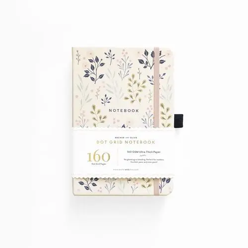 Archer & Olive Dot Grid Pink Flowers