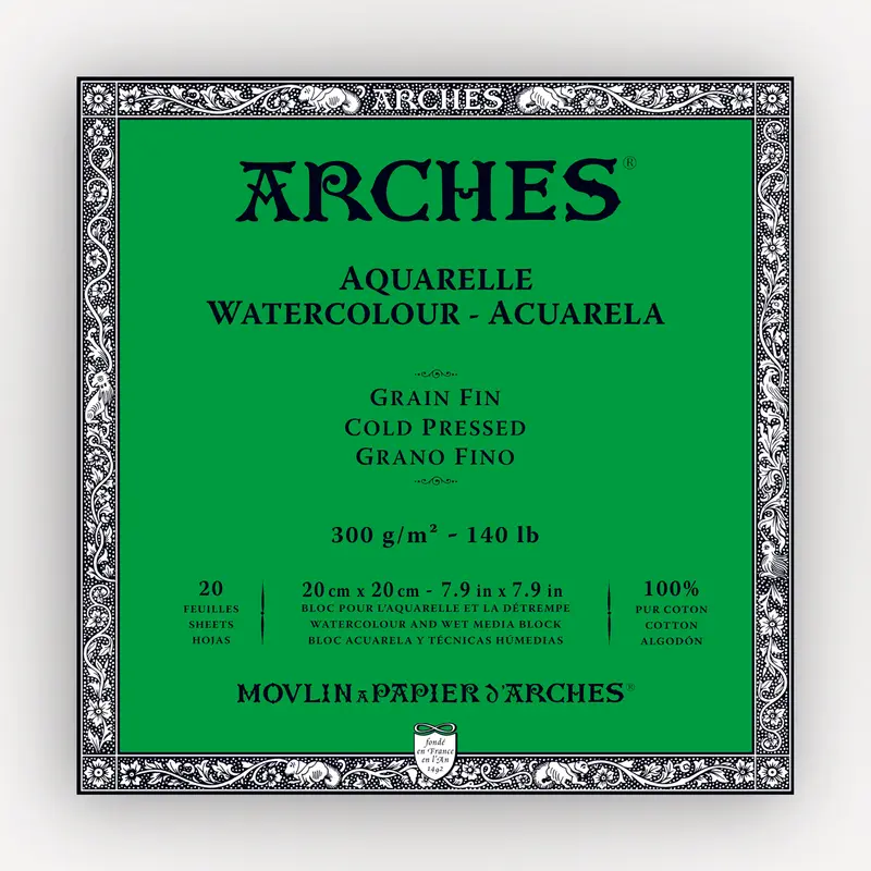 Arches Cold Pressed 20 x 20 cm