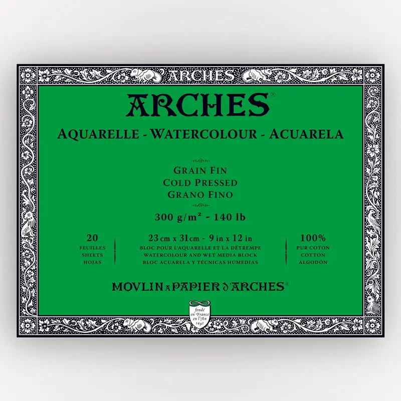 Arches Cold Pressed 300g 23 x 31 cm