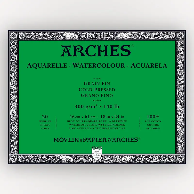 Arches Cold Pressed 300g 46x61cm 20 sheets