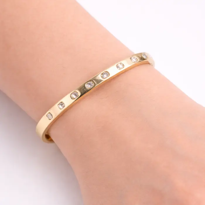 Armband bangle goud #164