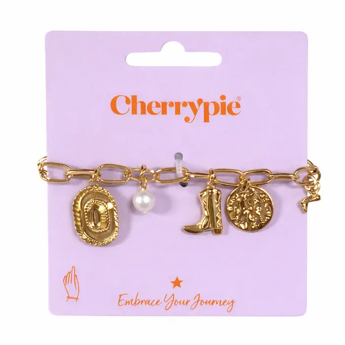 Armband cowboy goud #645
