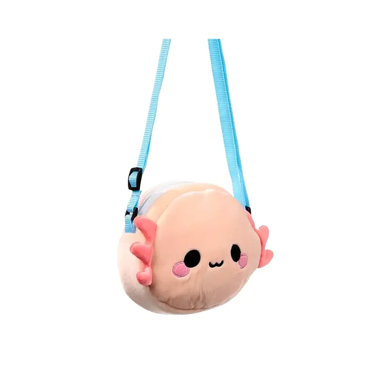Axolotl schoudertasje 16cm