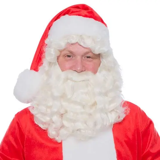 Baardstel Kerstman kanekalon