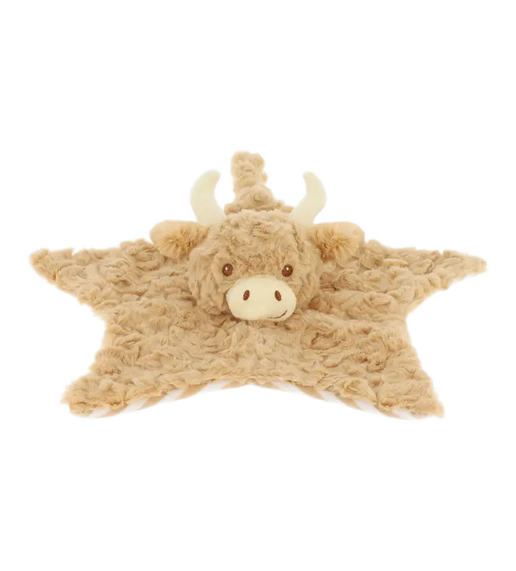 Baby knuffeldoekje Schotse hooglander