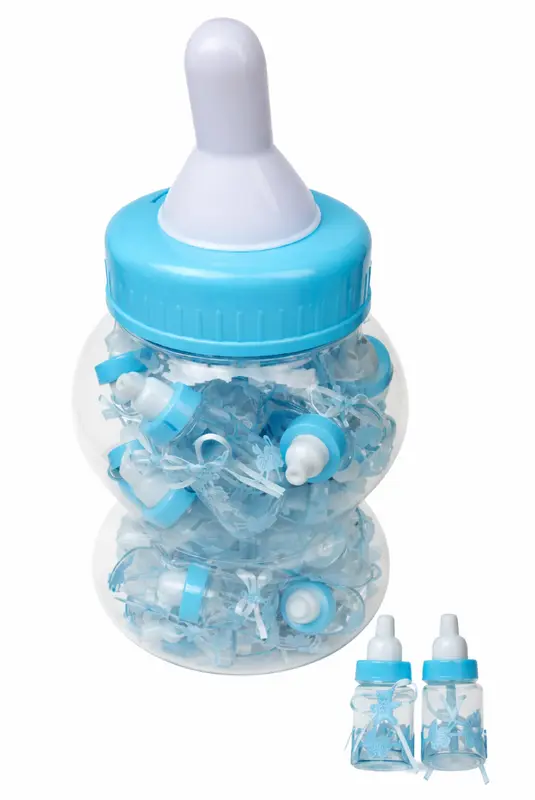 Babyfles mega blauw 30St