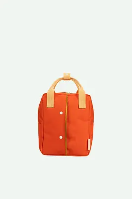 Backpack Small Rugby Red Recycled Material