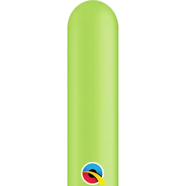 Ballon Q260 St.limegreen 100 stuks
