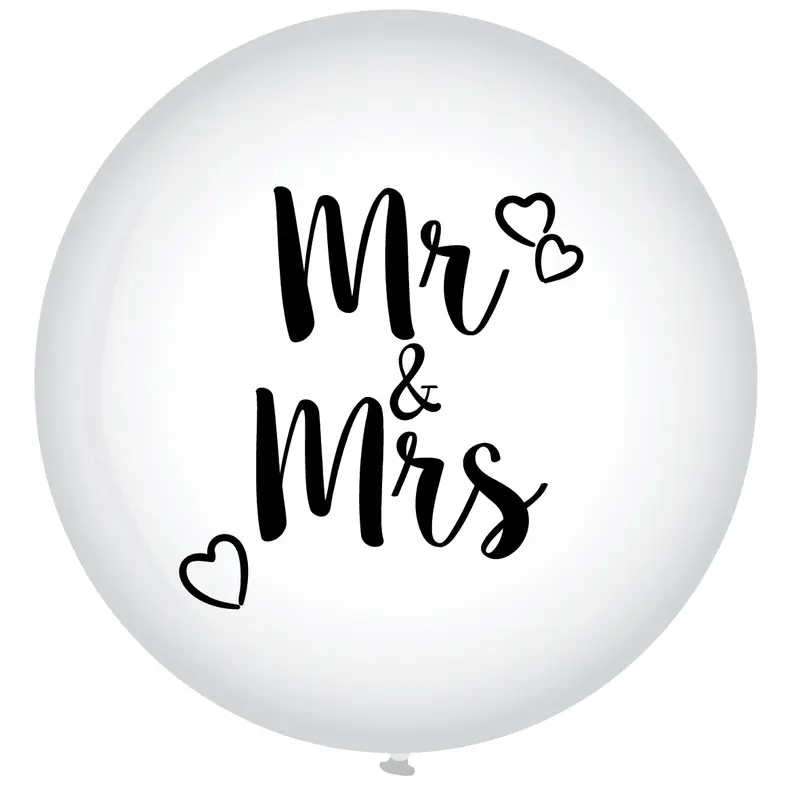 Ballon XL Mr & Mrs