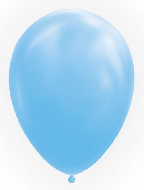 Ballonnen 50st. Lichtblauw standaard