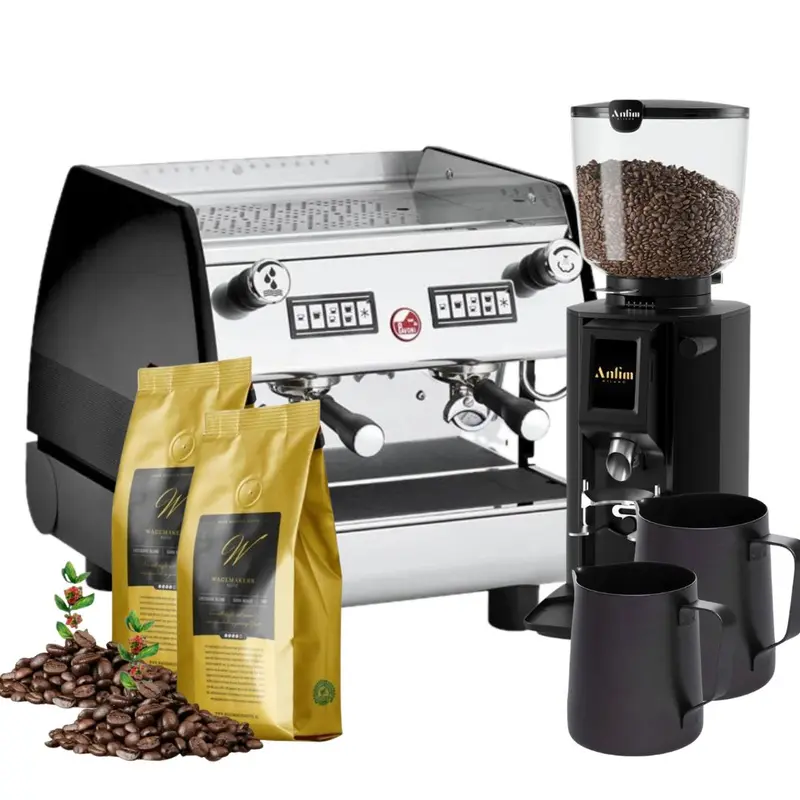 Barista Pro (Horeca) Pakket – Koffiemachine, Molen & Bonen