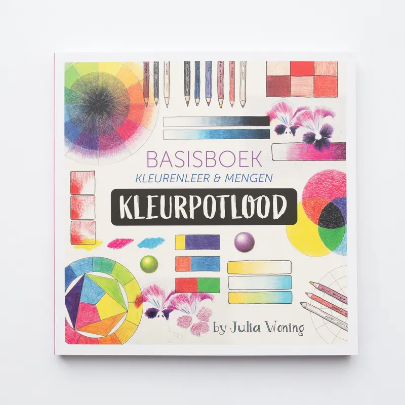 Basisboek Kleurenleer en mengen met kleurpotlood door Julia Woning